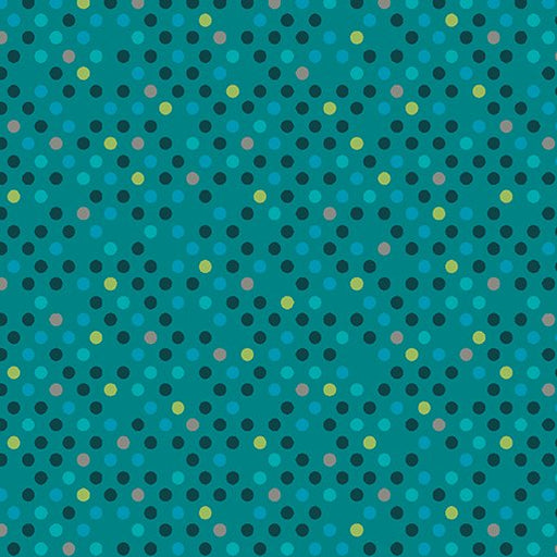 BE Confetti Drop Teal/Multi/Dazzle Dots