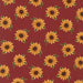 MB Red Sunflowers Grasslands Flannel