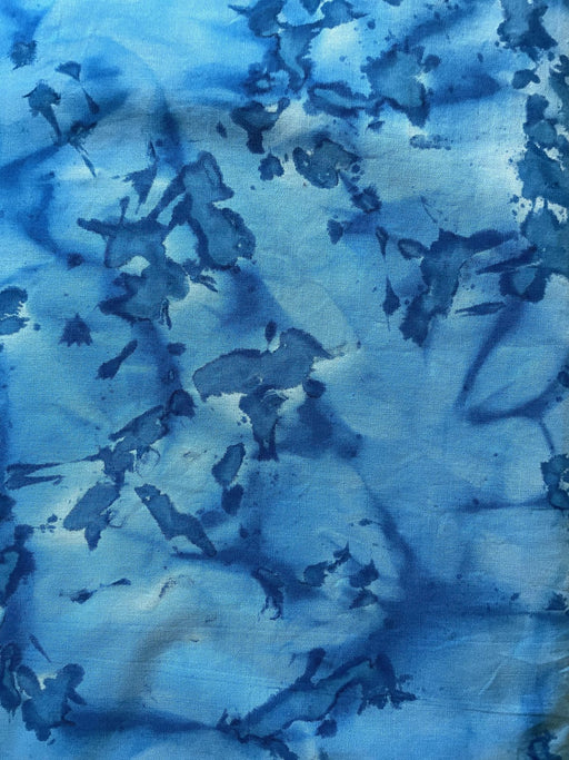 OA Batik fabric Bright Blue