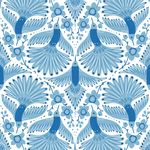 BR Sapphire Skies- Hummingbirds on White 2482