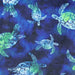 SF Digital Cuddle Batik Turtles Green Sea