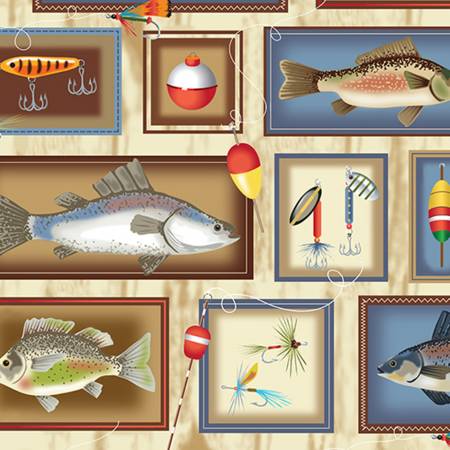 SF Digital Cuddle Print Gone Fishing