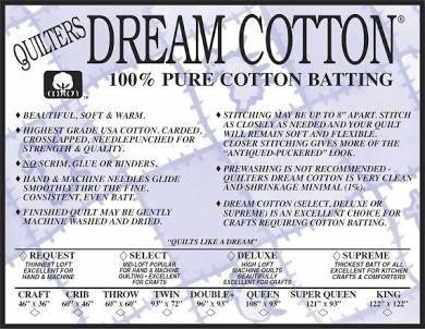 QD Cotton Deluxe Twin Natural