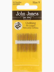 John James Quilting Needle Size 9 20ct