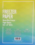 Freezer Paper Sheets 8.5in  x 11in 50ct