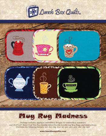 Mug Rug Madness Emb CD & forms