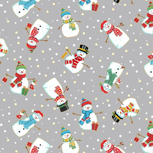 MA Merry Christmas tossed snowmen