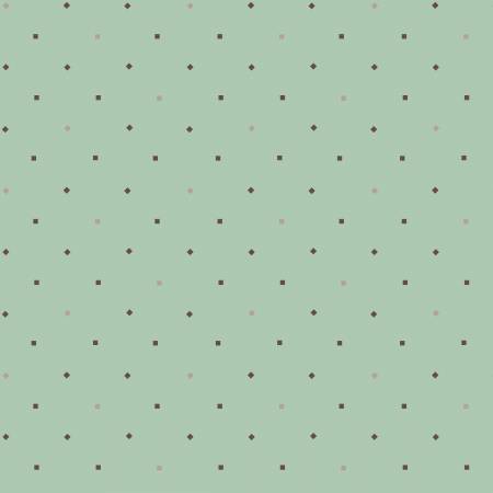 HG Aqua Diamonds and Squares Flannel F1407-11