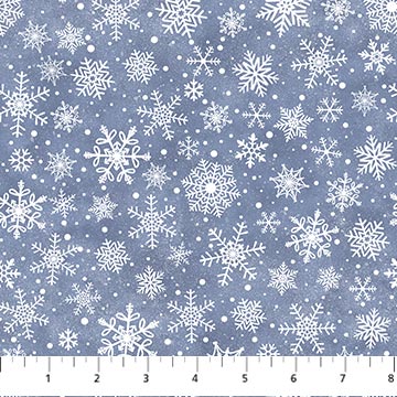 NC Little Donkey's Christmas Large Snowflakes