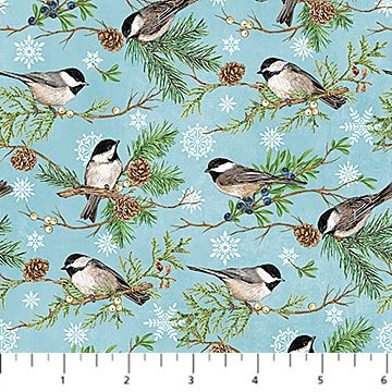 NC Woodland Woolies Blue Chickadee's