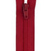 Polyester Zipper 16" Red