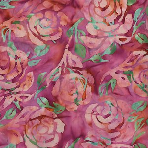 RJR Blossom Batiks-Floral Double-Rose