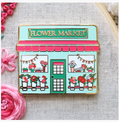 Bev McCullough Flower Market Needle Minder