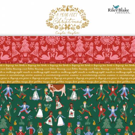 RB-A Pear-fect Christmas -Fat Quarter Bundle 22pcs