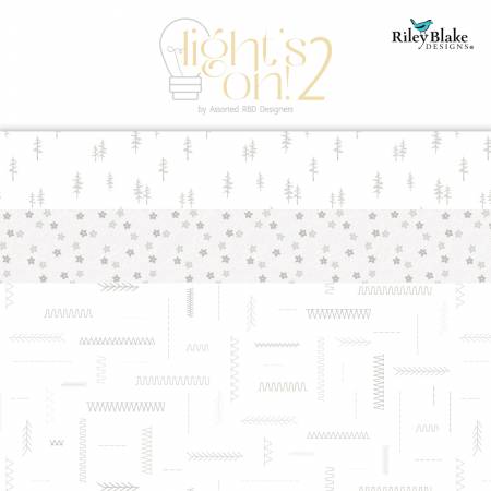 RB Lights On 2 Fat Quarter Bundle 21pcs