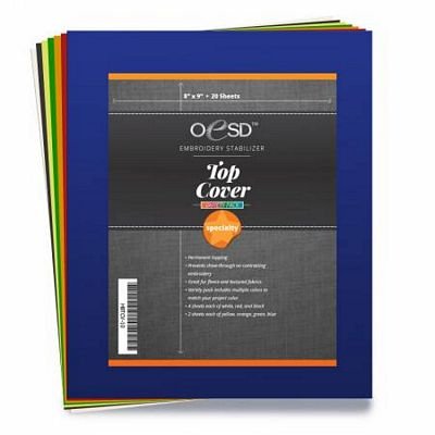 Cut Away Embroidery Stabilizer Topcover