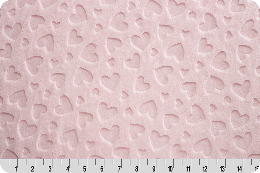 SF Embossed Heart Cuddle Blush