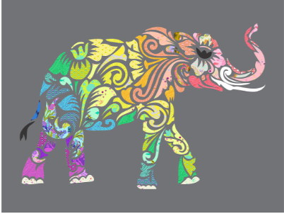 Laser Cut Kit- Holi Ganesha Kolkata-Elephant
