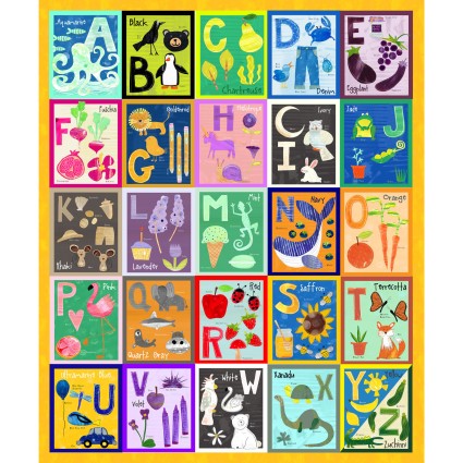 ITB ABC's of Color Alphabet Panel