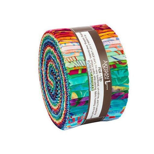 RK Bright Blooms Batik Roll up-40 2 1/2" strips