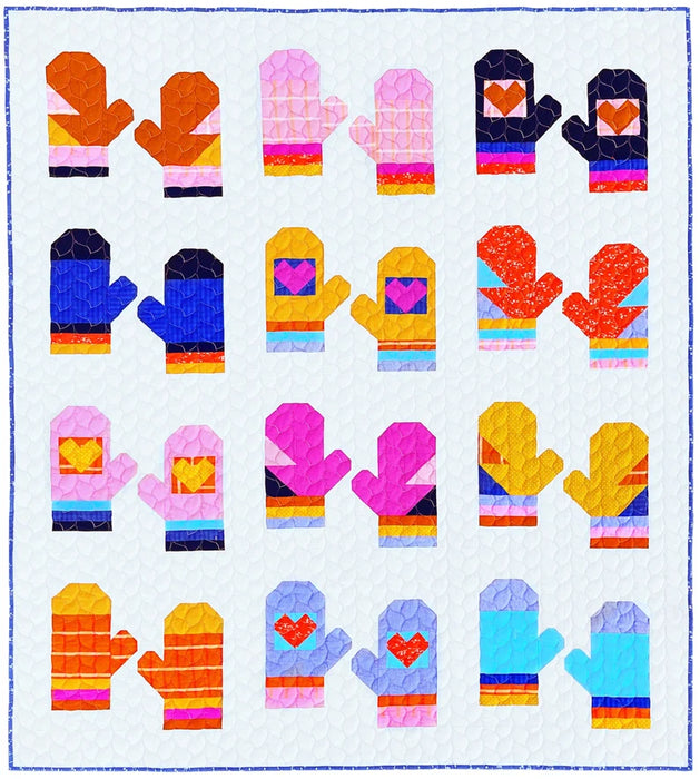 Snow Drift Mittens Quilt Kit