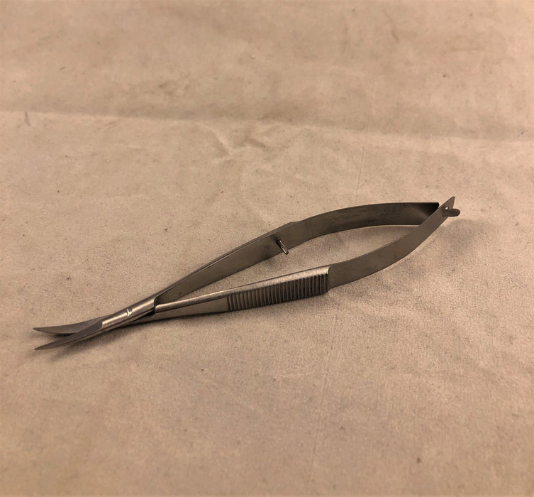 Spring Action Scissor Curved 4.5" (castorviejo)