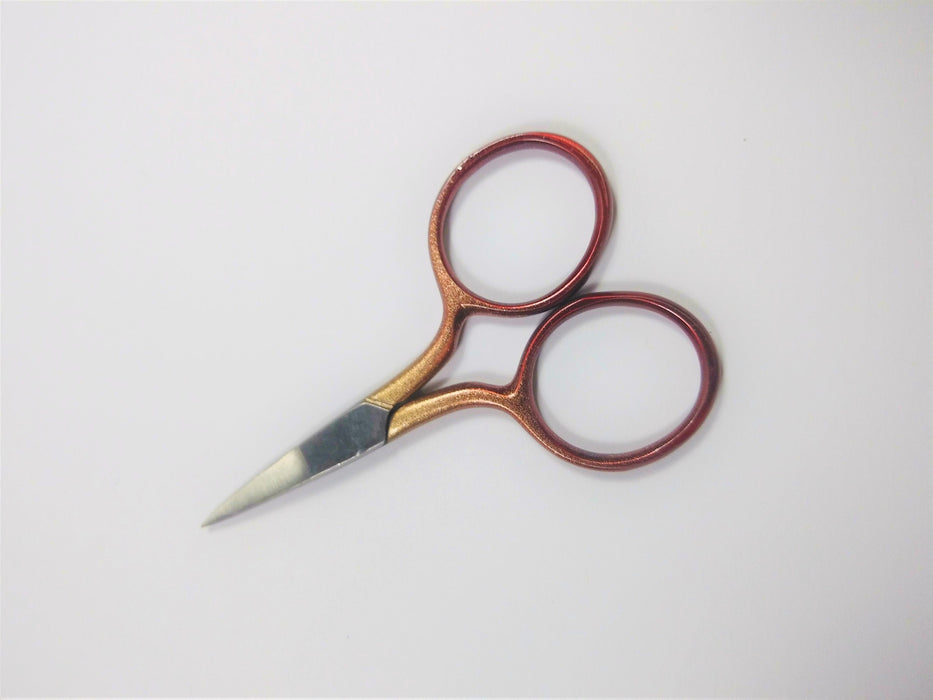 Preemie Scissor 2.5 inches Two Tone Autumn Design (USA Made).