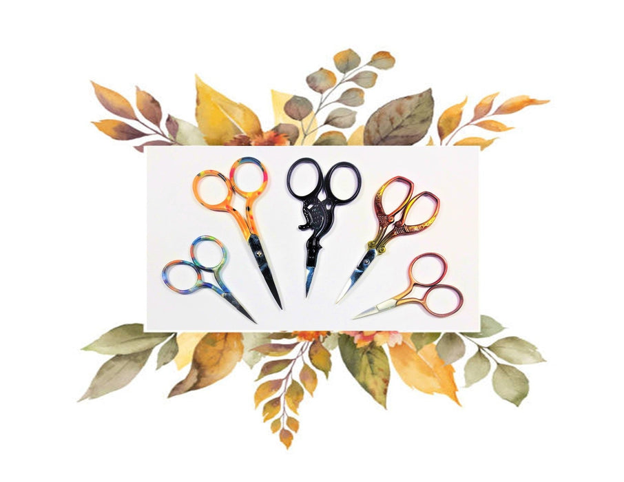Preemie Scissor 2.5 inches Floral Design (USA Made)