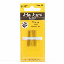John James Sharps Needles Size 11 12ct