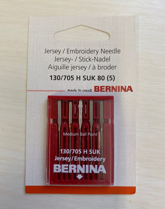 BERNINA Jersey/Embroidery Needle 130/705 H SUK 80