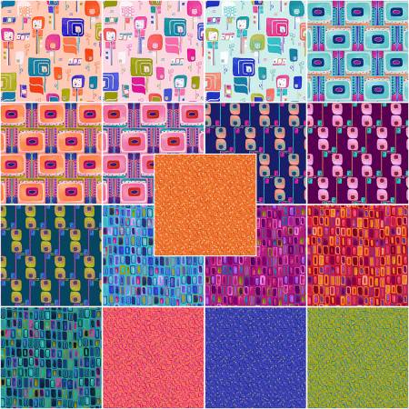 RJR Floret Geometric Charm Pack