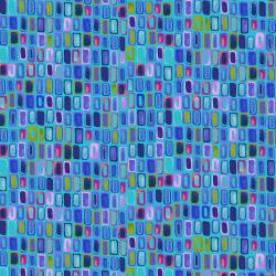 RJR Floret Geometric KK103-AQ2 Chrysanthem Building Aqua