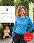 Easton Cowl Neck Tee Pattern