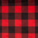 SF Scarlet/Black Luxe Cuddle Buffalo Check