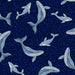 LI Ocean Glow Navy Whale A781-3