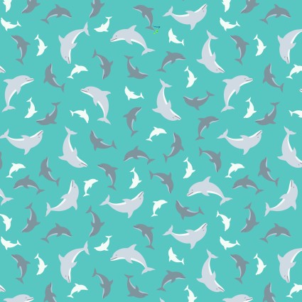 LI Ocean Glow Aqua & Gray A782
