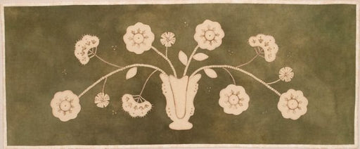 Vintage Vase runner (on brown) kit