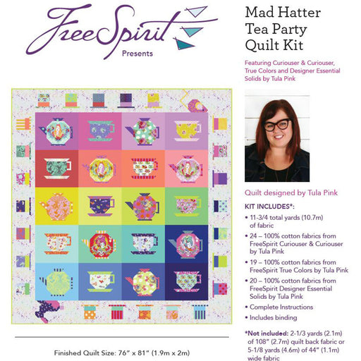 FS Mad Hatter Tea Party Quilt Kit 