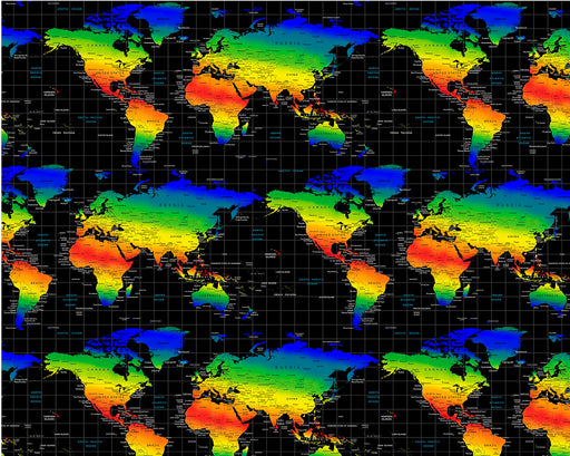 TT World Map-Black