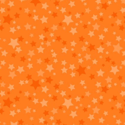MY Playtime Flannel Orange Stars