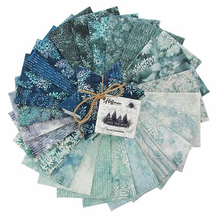 Fat Quarter Into the Mist 25pcs/bundle