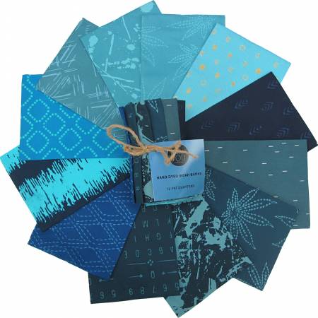 HO Blueberry Batik Fat Quarter Bundles 