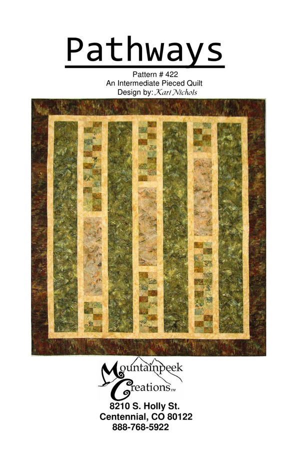 Pathways quilt pattern