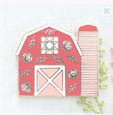 Bev McCullough Patriotic Barn Needle Minder