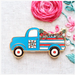 Bev McCullough Patriotic Vintage Truck Needle Minder