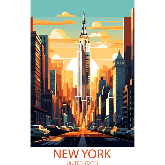 Travel Poster Fabric Panel 2