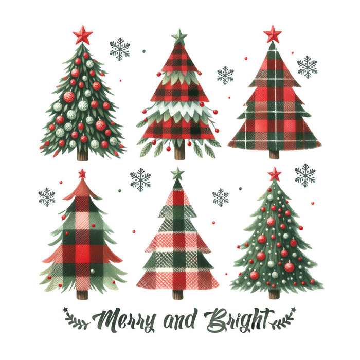 A Plaid Christmas Fabric Panel 11