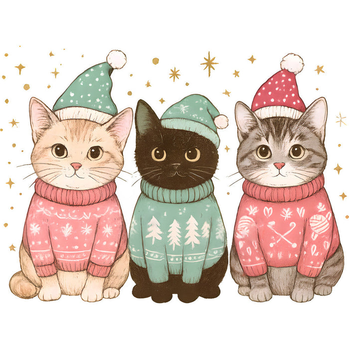 A Pink Christmas Fabric Panel 4