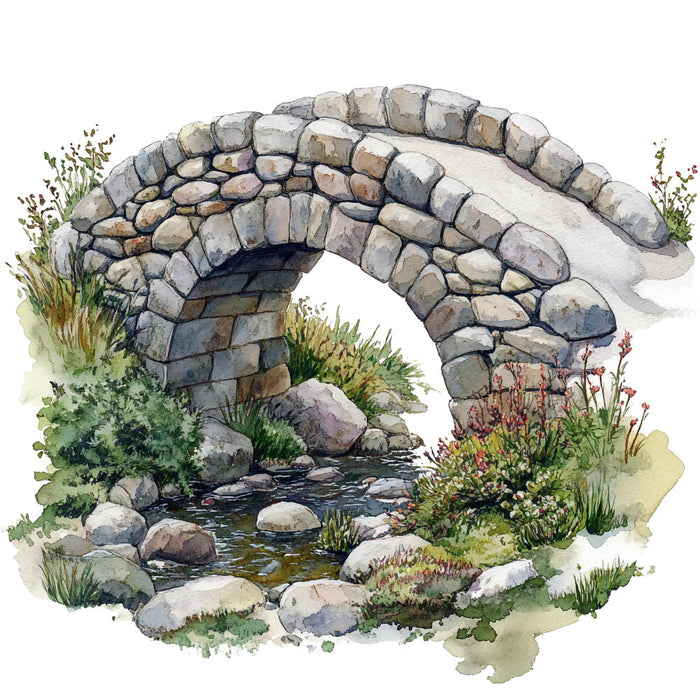English Countryside Fabric Panel 12