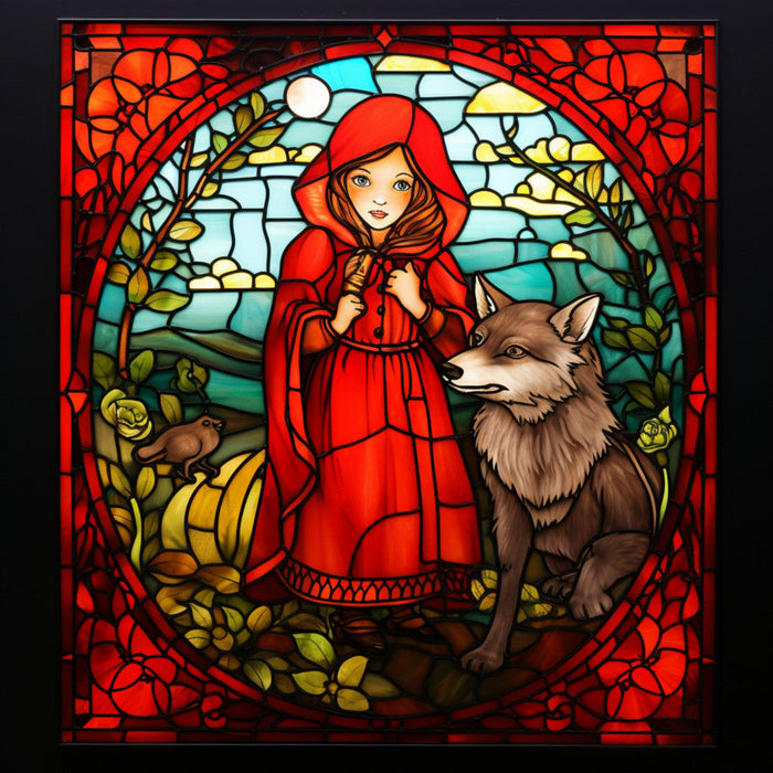 Little Red Riding Hood Fabric Panel 4